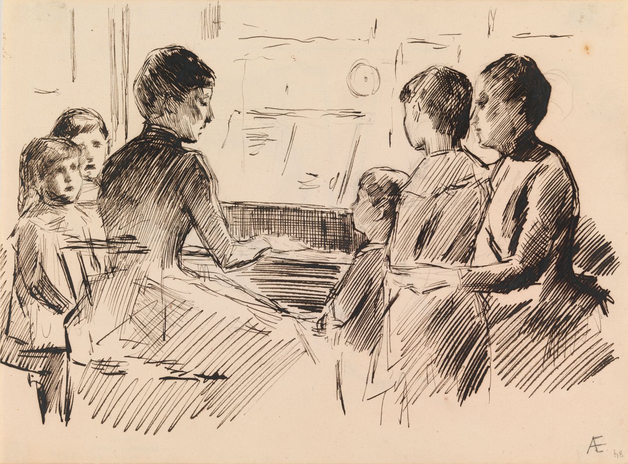 Ohne Titel von Albert Edelfelt