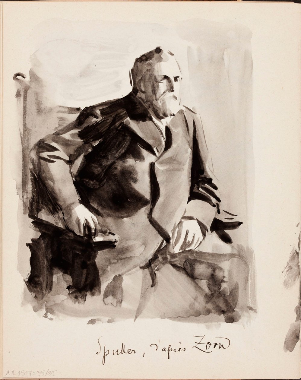 Ohne Titel von Albert Edelfelt