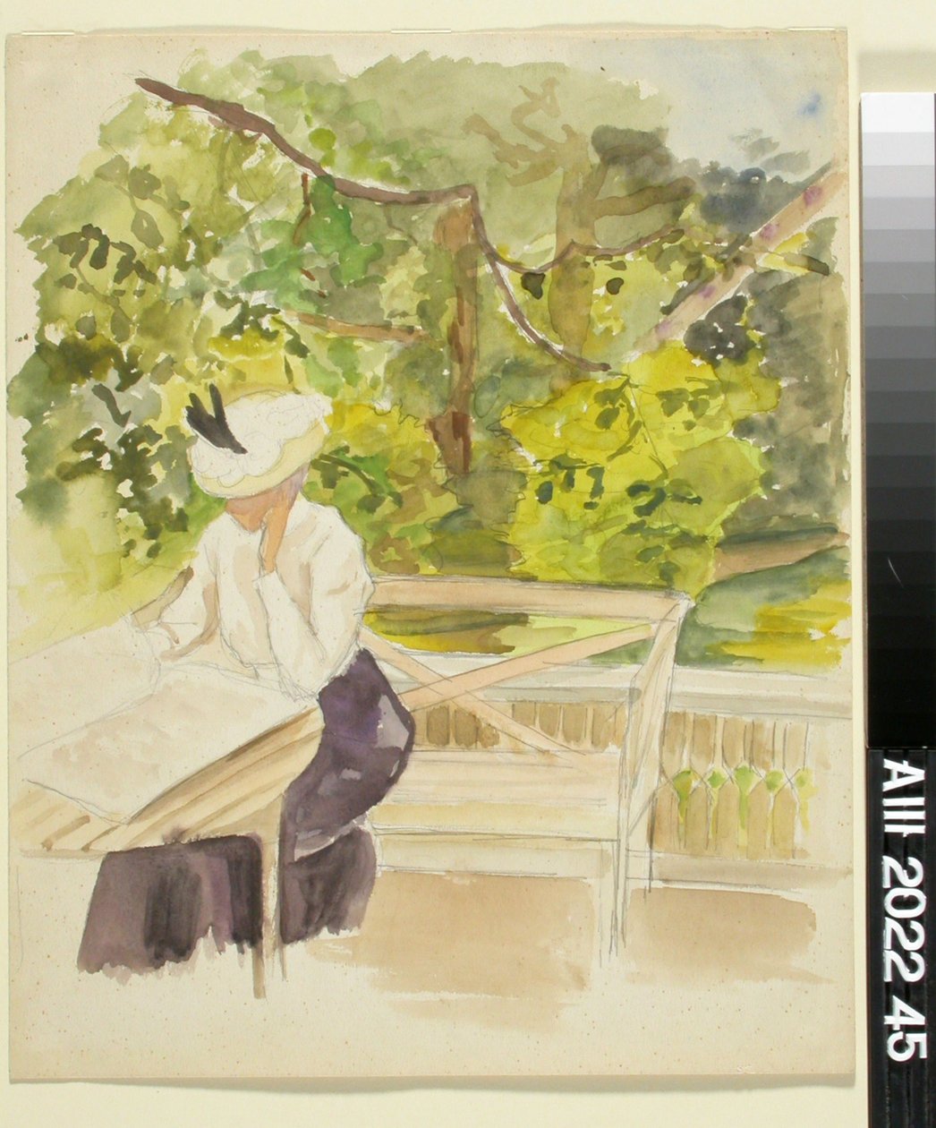 Ohne Titel von Albert Edelfelt