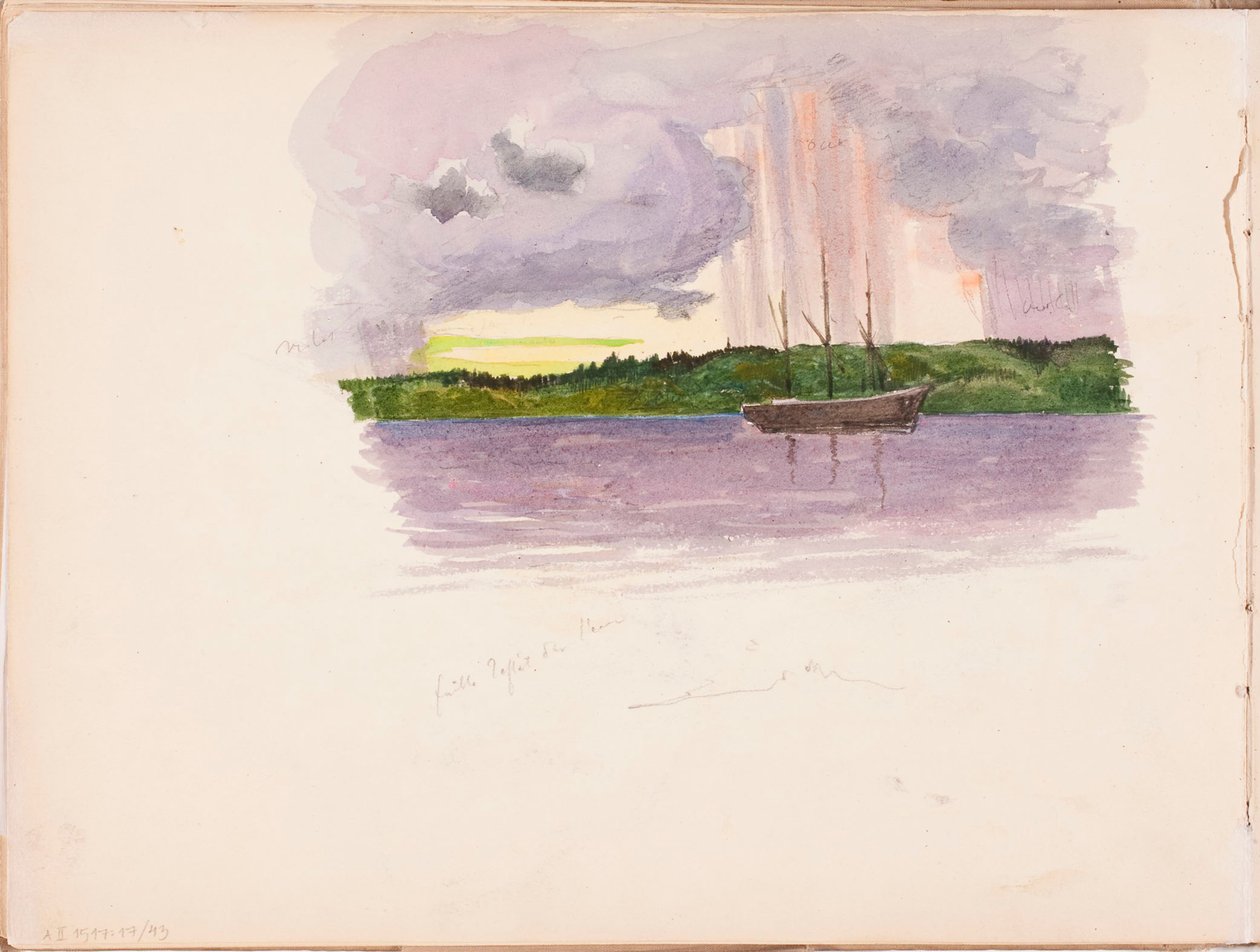 Ohne Titel von Albert Edelfelt