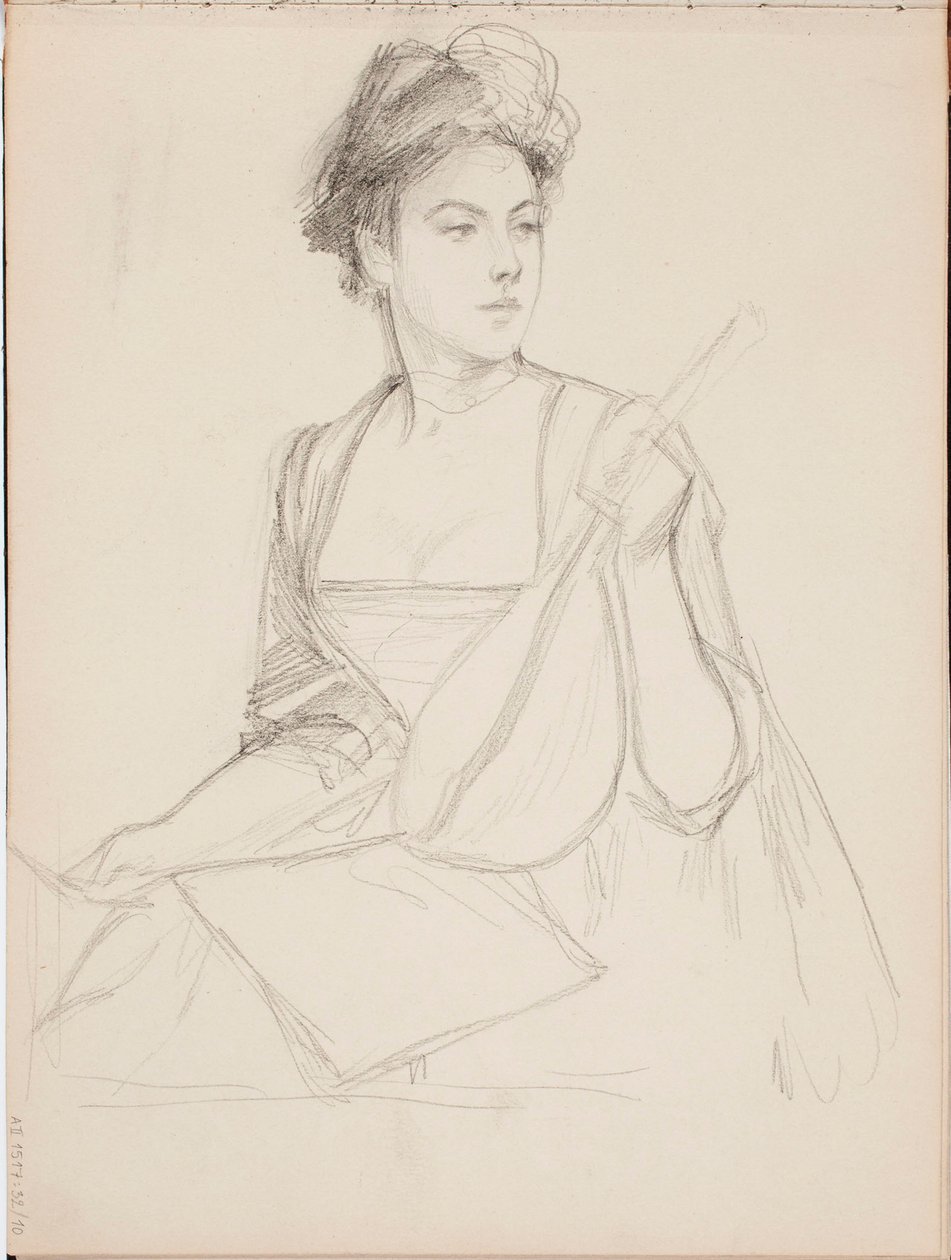 Ohne Titel von Albert Edelfelt