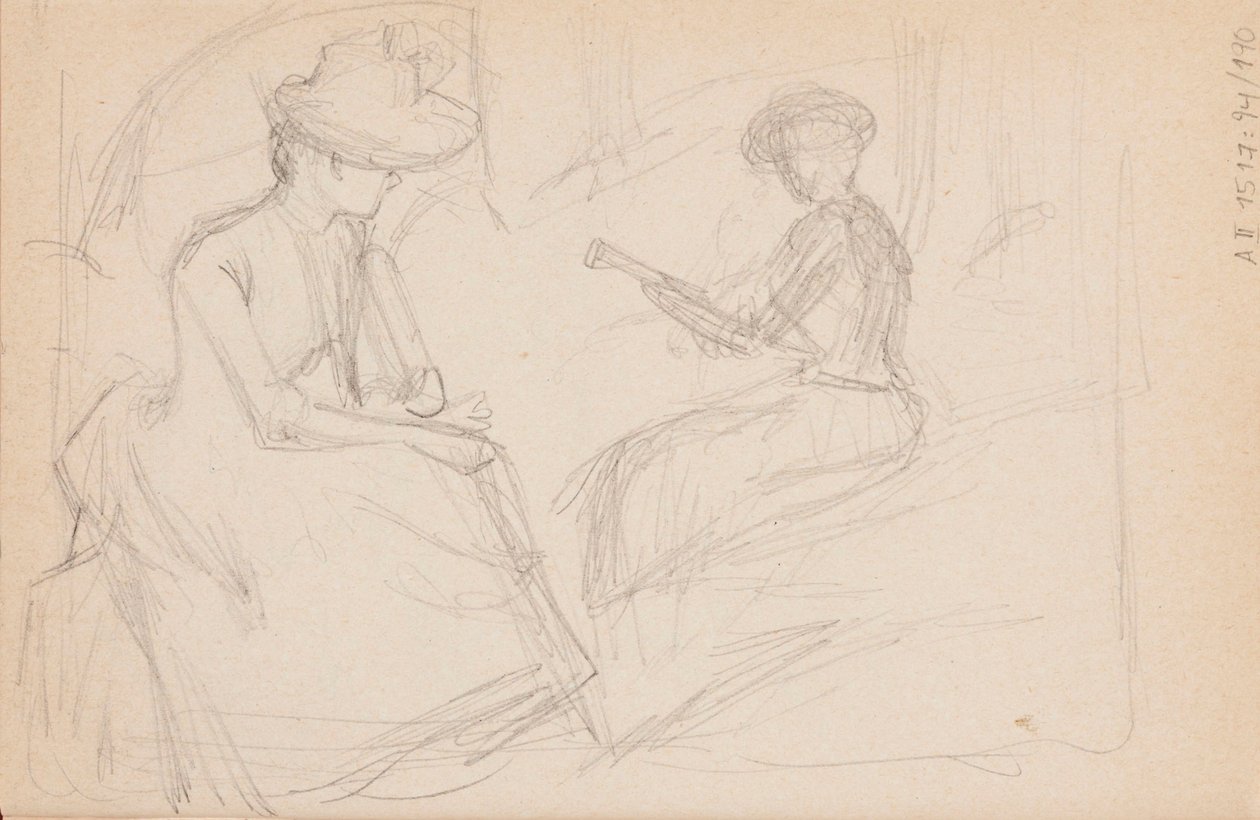 Ohne Titel von Albert Edelfelt