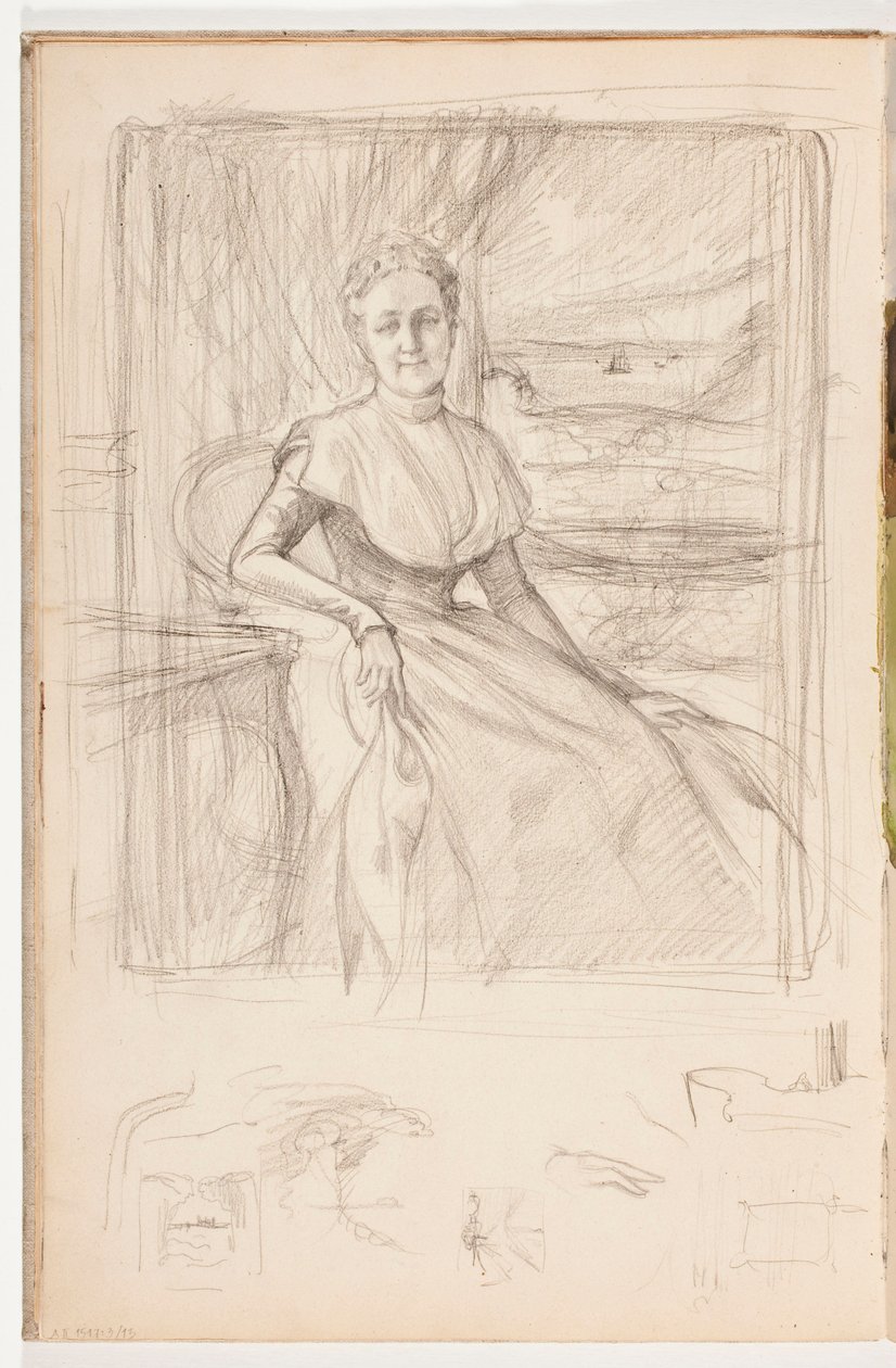 Ohne Titel von Albert Edelfelt