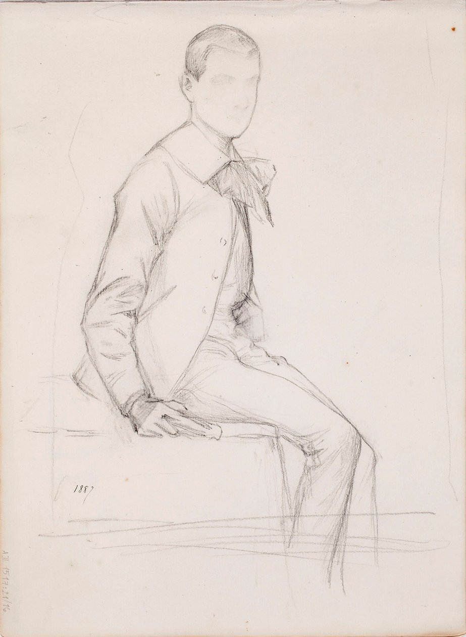 Ohne Titel von Albert Edelfelt