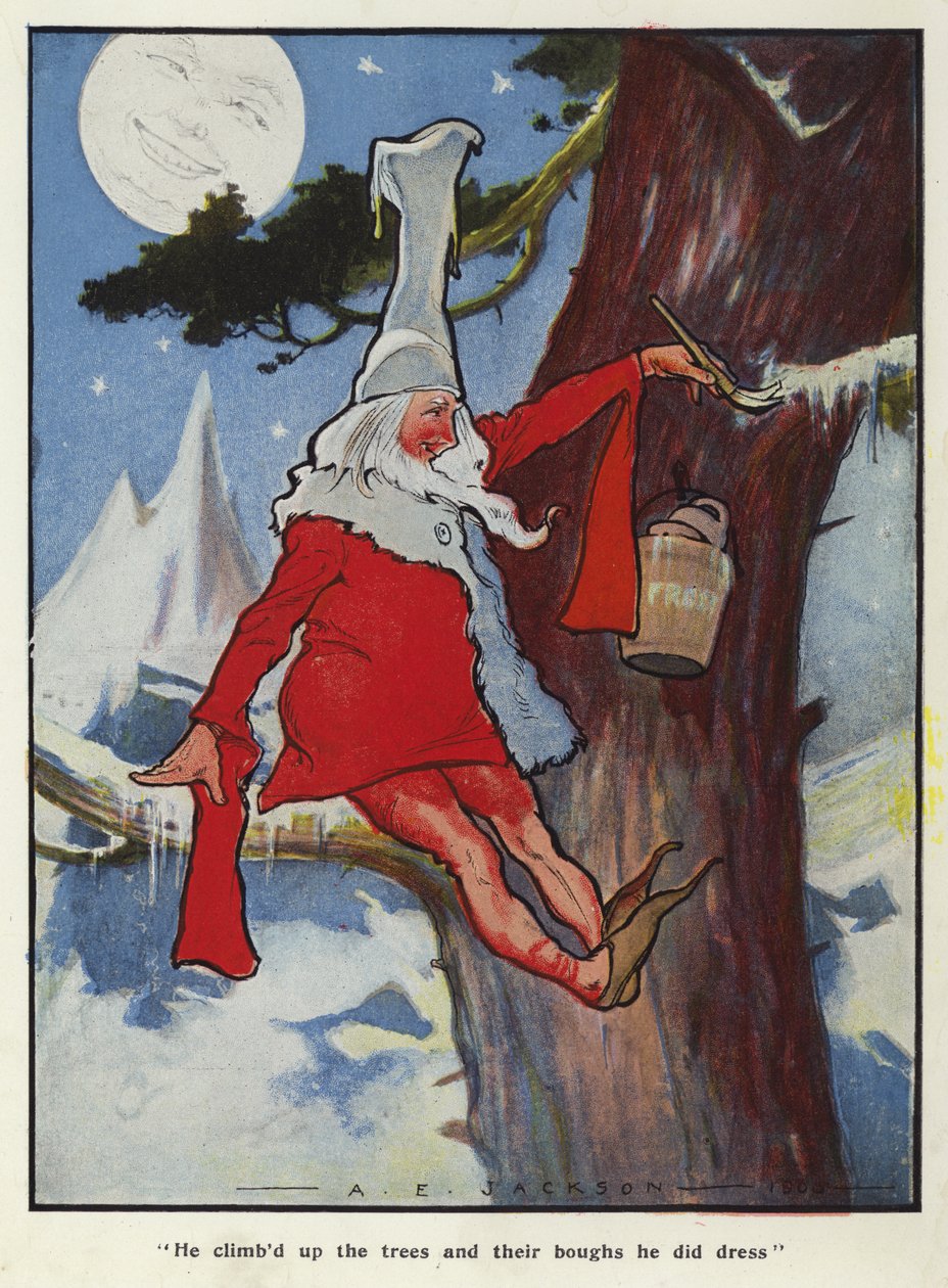 Er kletterte auf die Bäume und schmückte ihre Zweige von Albert Edward Jackson