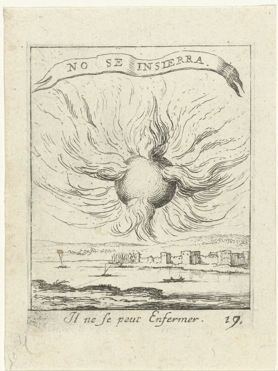 Flammende Sonne von Albert Flamen