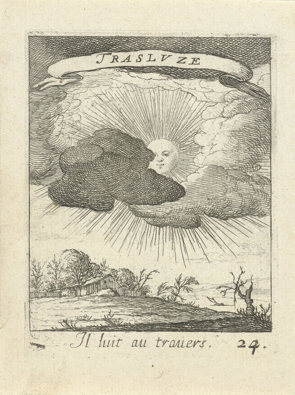 Sonne hinter Wolken von Albert Flamen