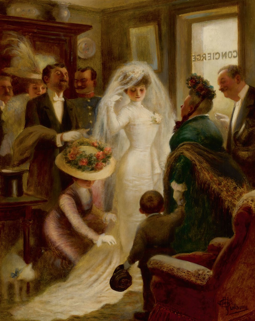 Hochzeitstag Le jour du mariage von Albert Guillaume