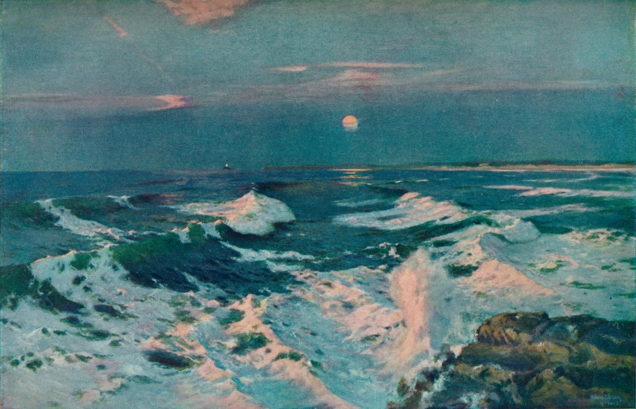 Zwischen Sonnenuntergang und Mond von Albert Julius Olsson