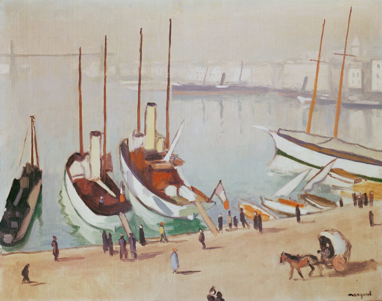 Der Alte Hafen von Marseille von Albert Marquet