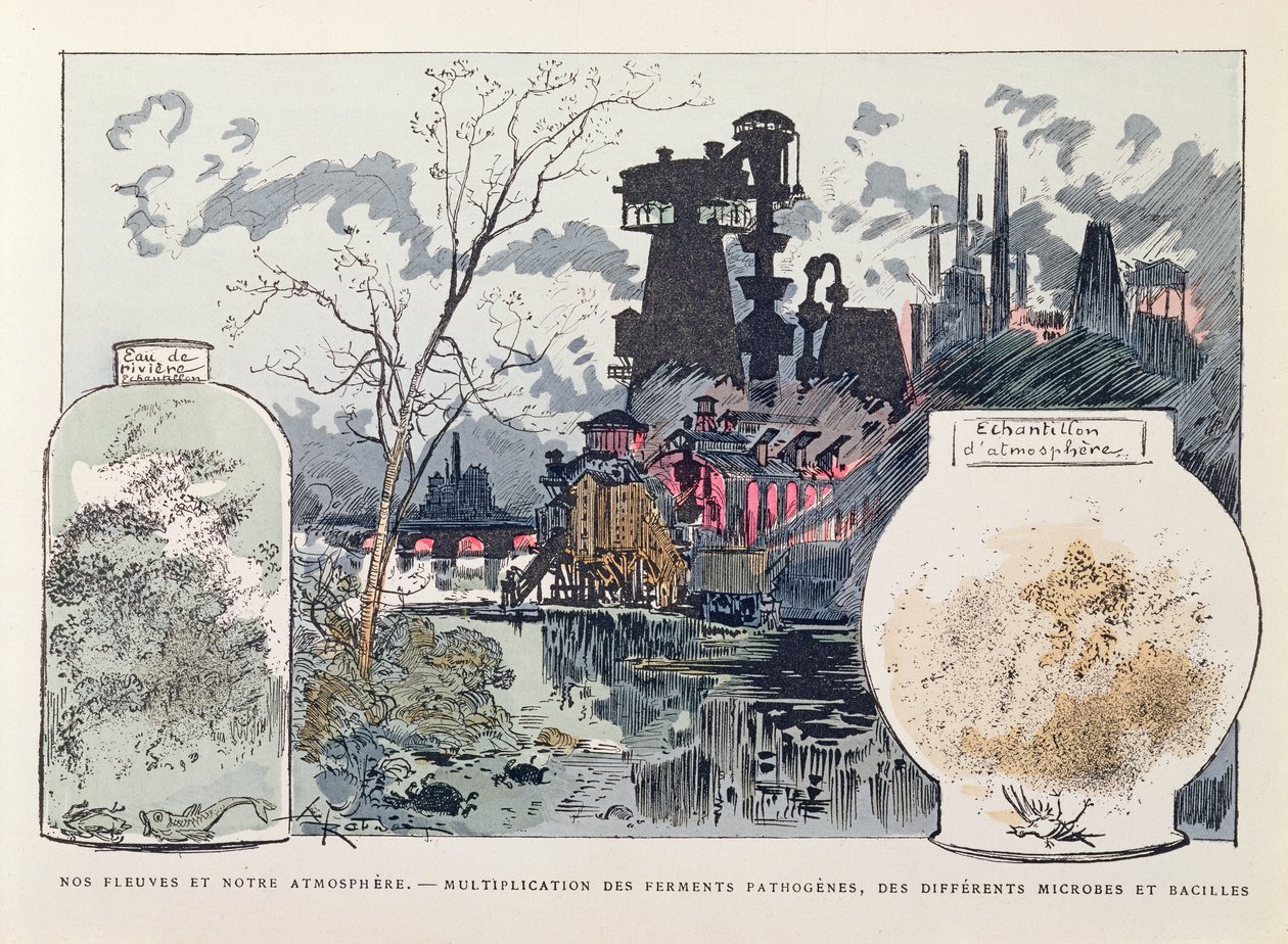 Industrieverschmutzung, Illustration aus 