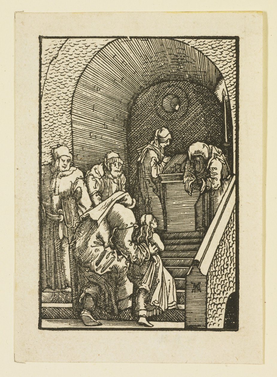 Die Darstellung der Jungfrau im Tempel von Albrecht Altdorfer