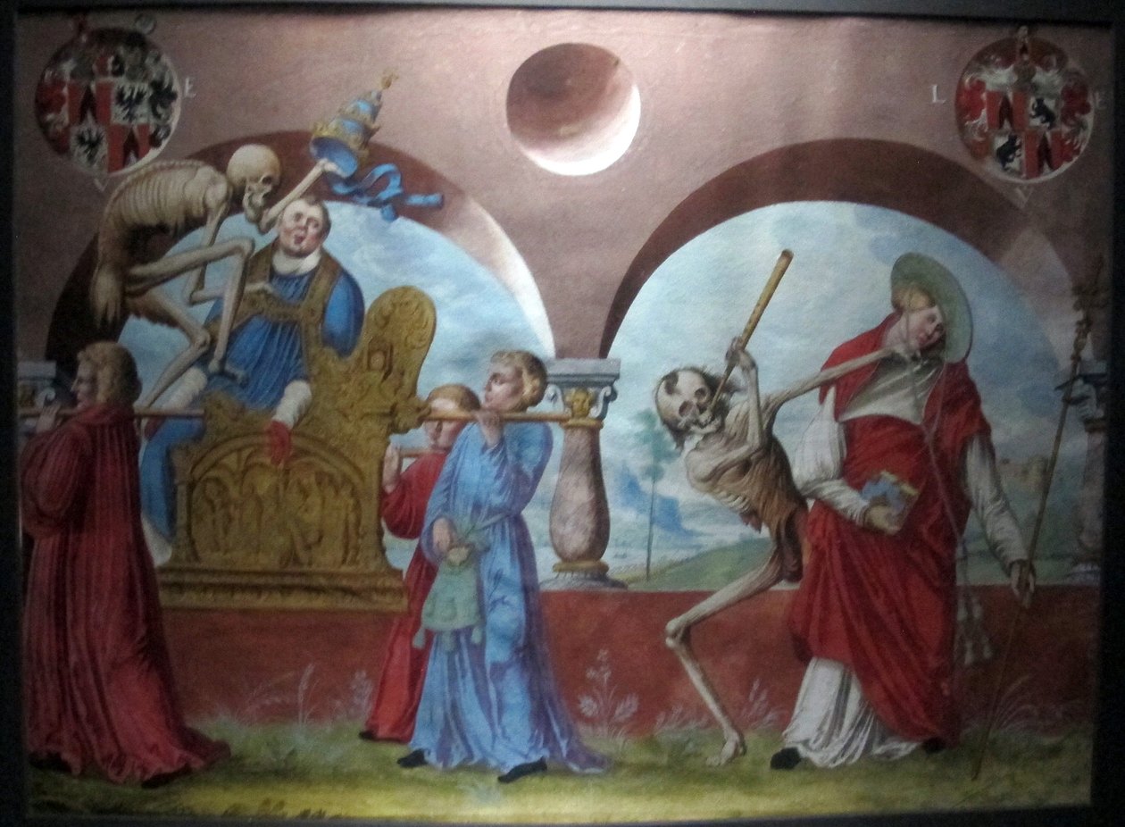 Kopie des verlorenen Totentanzes von M. Manuel des Dominikanerfriedhofs von Bern (1512-20) von Albrecht Kauw