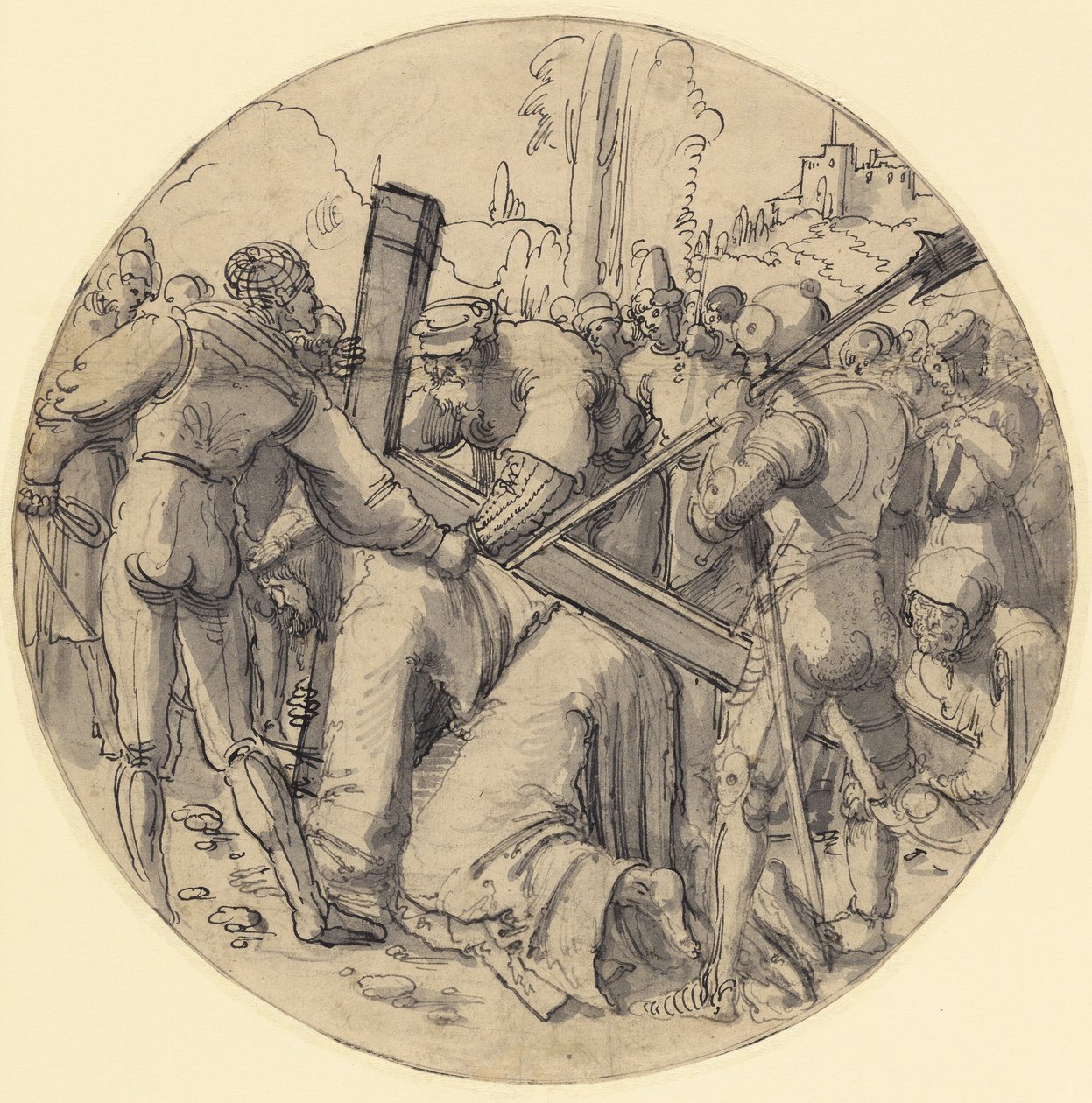 Christus trägt das Kreuz von Albrecht Altdorfer