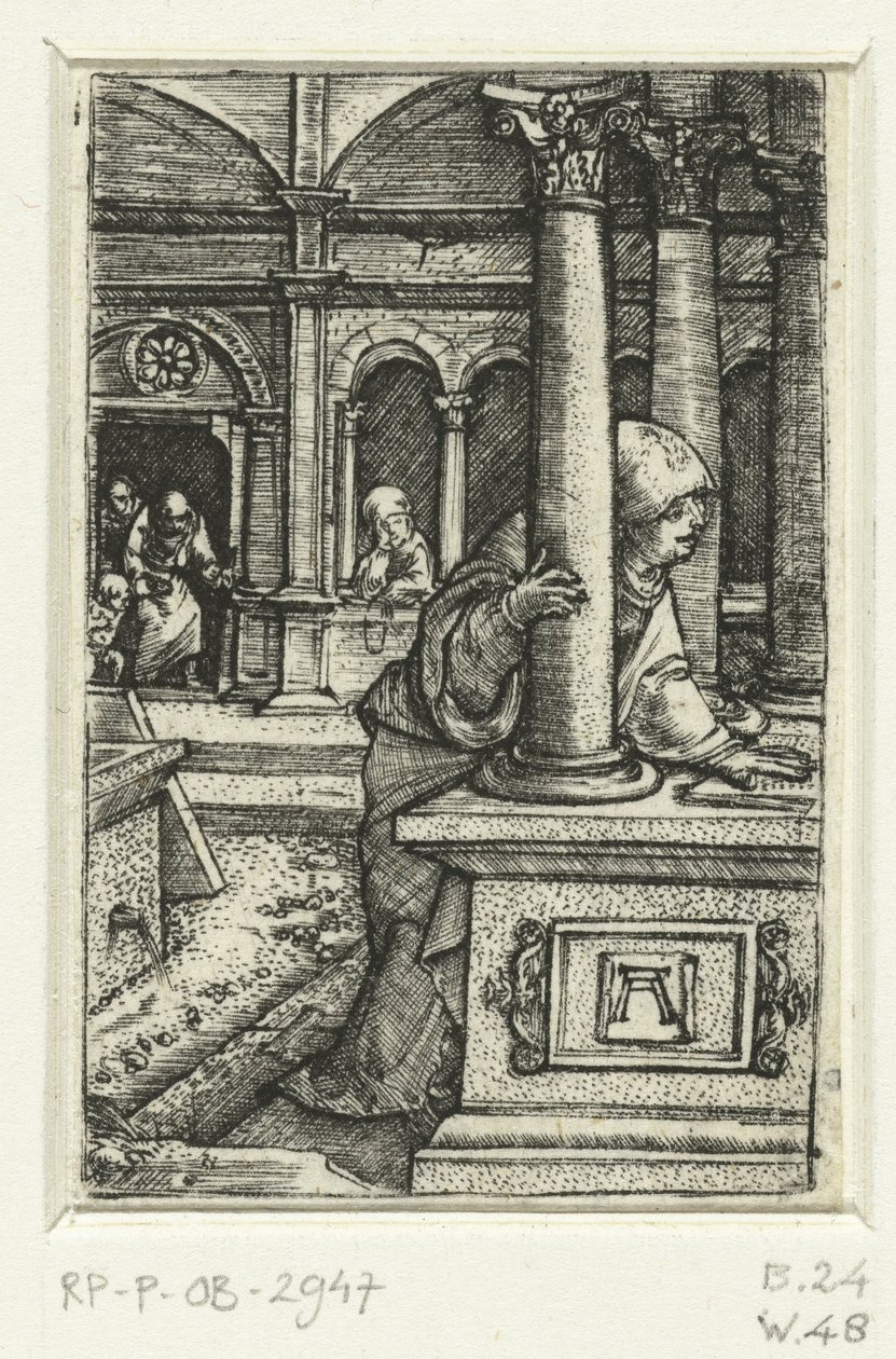 Maria sucht ihren Sohn in der Synagoge von Albrecht Altdorfer