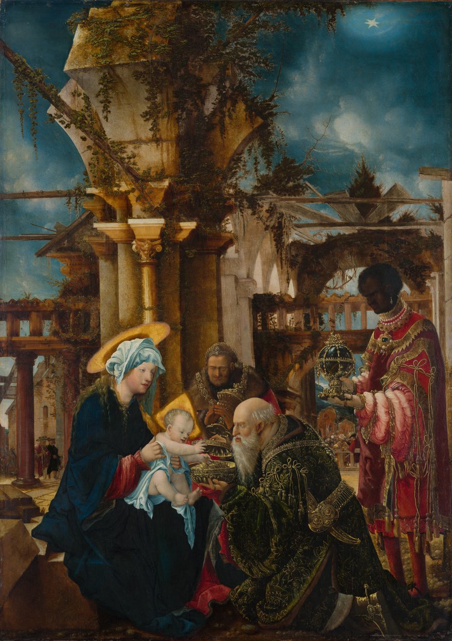 Die Anbetung der Könige, ca. 1530-35 von Albrecht Altdorfer