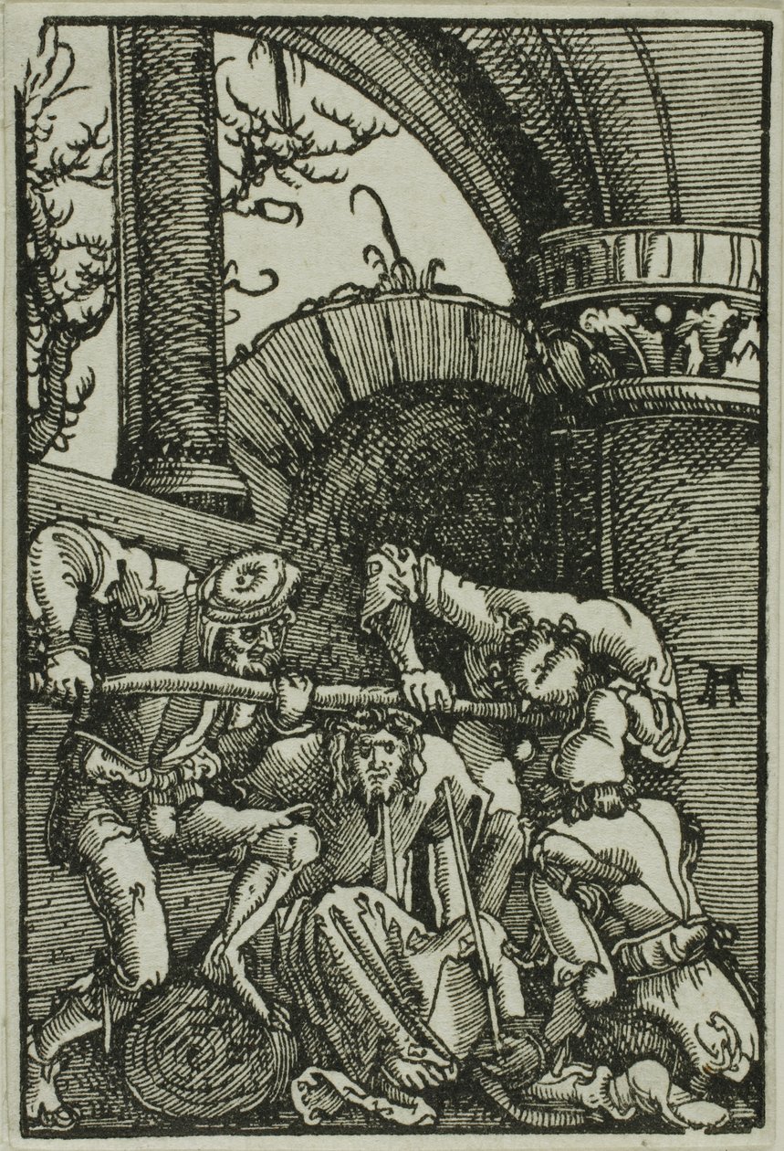 Die Krönung mit Dornen, aus Der Fall und die Erlösung des Menschen von Albrecht Altdorfer