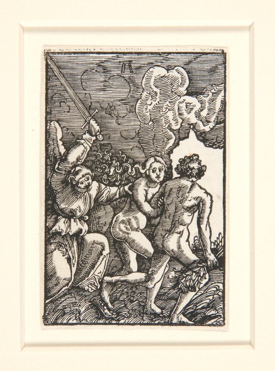 Die Vertreibung aus dem Paradies, aus Der Fall und die Erlösung des Menschen von Albrecht Altdorfer