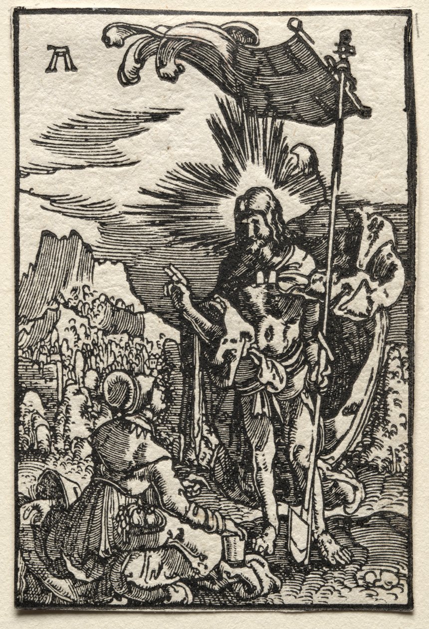 Der Fall und die Erlösung des Menschen: Christus erscheint der Heiligen Maria Magdalena von Albrecht Altdorfer