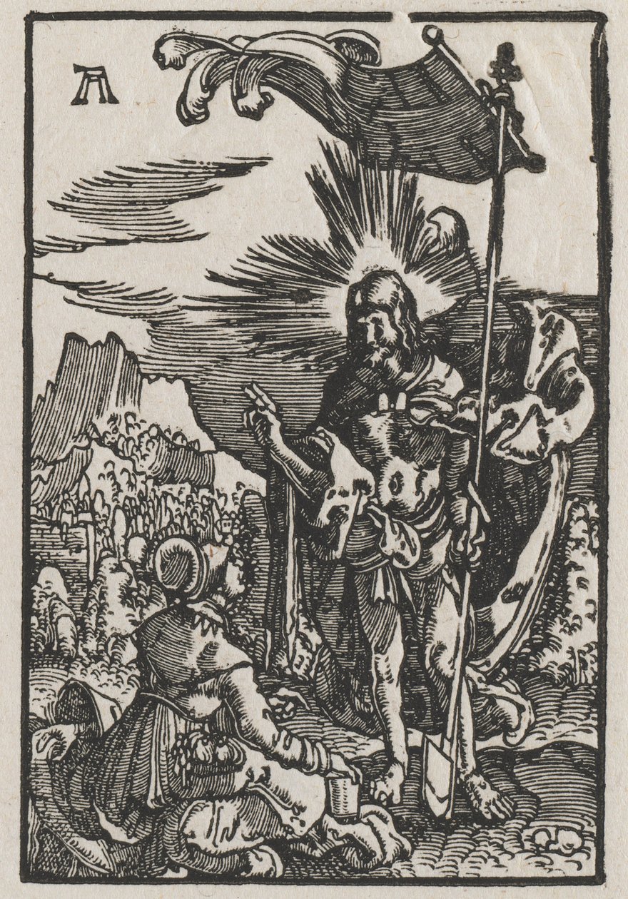 Der Fall und die Erlösung des Menschen: Christus erscheint der heiligen Maria Magdalena von Albrecht Altdorfer