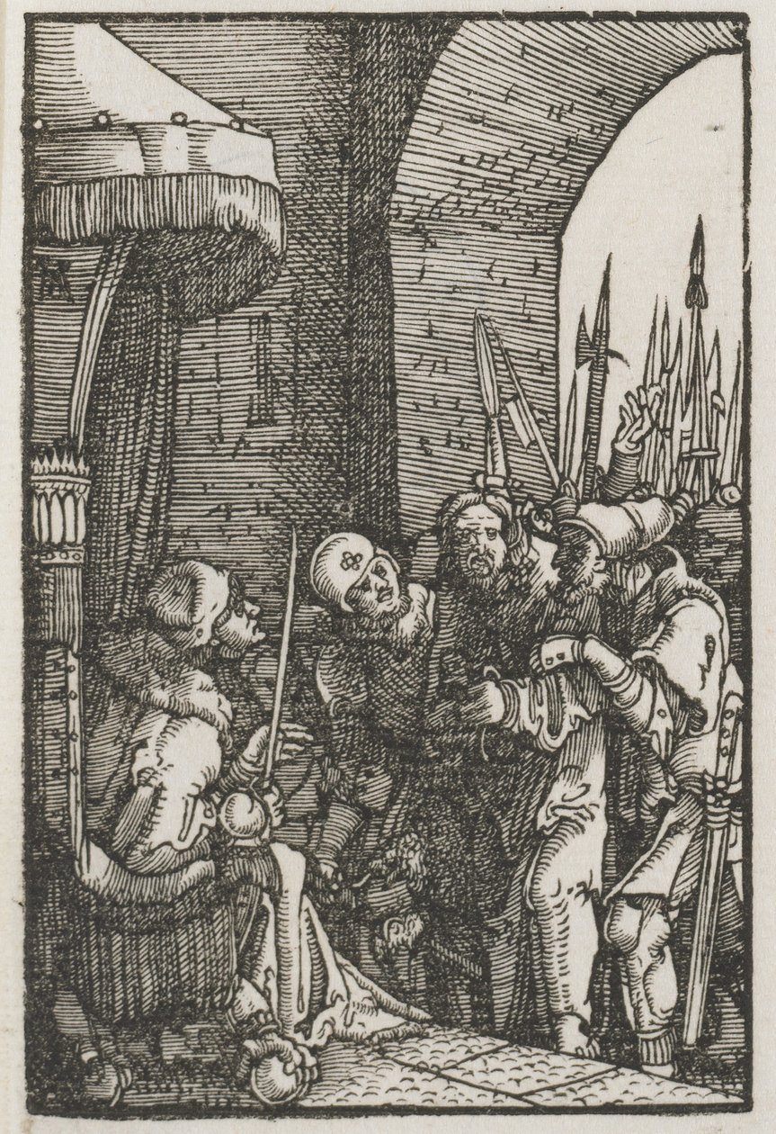 Der Fall und die Erlösung des Menschen: Christus vor Pilatus von Albrecht Altdorfer