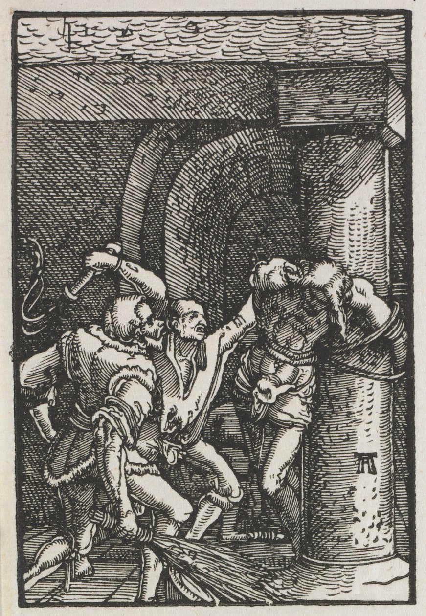 Der Fall und die Erlösung des Menschen: Geißelung Christi von Albrecht Altdorfer