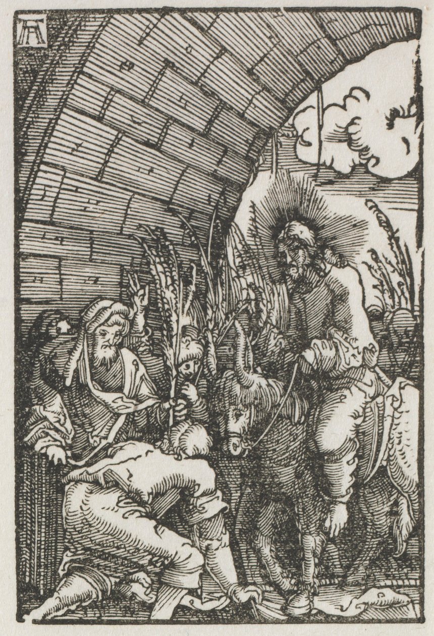 Der Fall und die Erlösung des Menschen: Der Einzug in Jerusalem von Albrecht Altdorfer