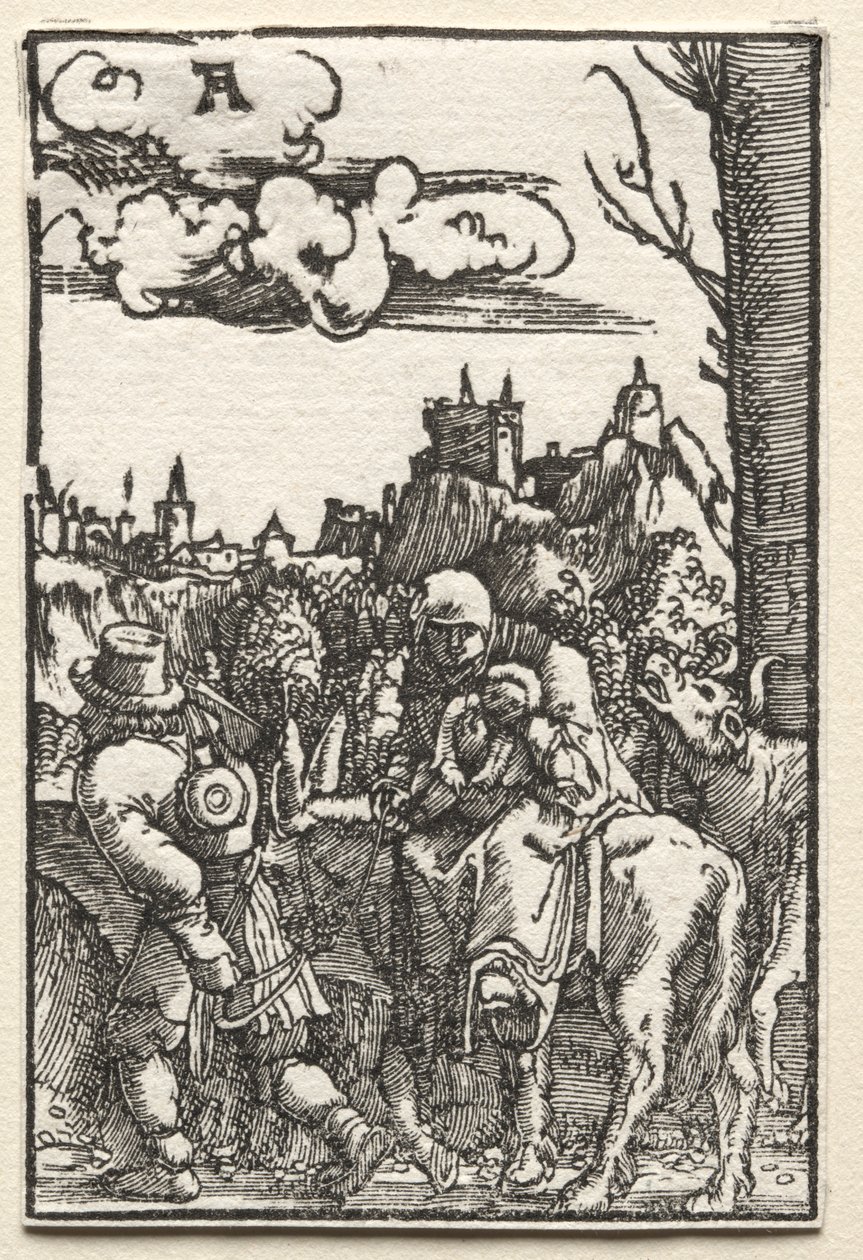 Der Fall und die Erlösung des Menschen: Die Flucht nach Ägypten, ca. 1515 von Albrecht Altdorfer