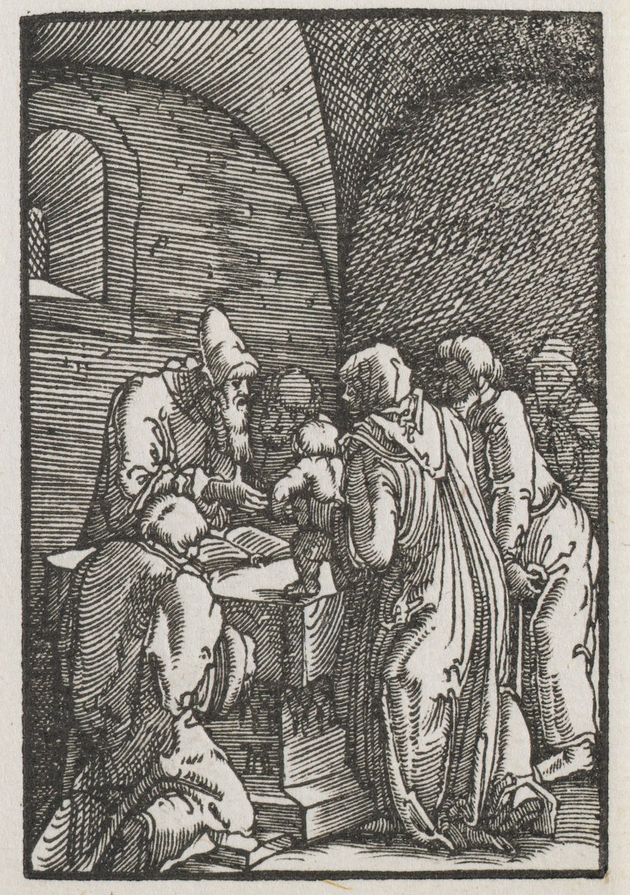 Der Fall und die Erlösung des Menschen: Die Darstellung Christi im Tempel von Albrecht Altdorfer