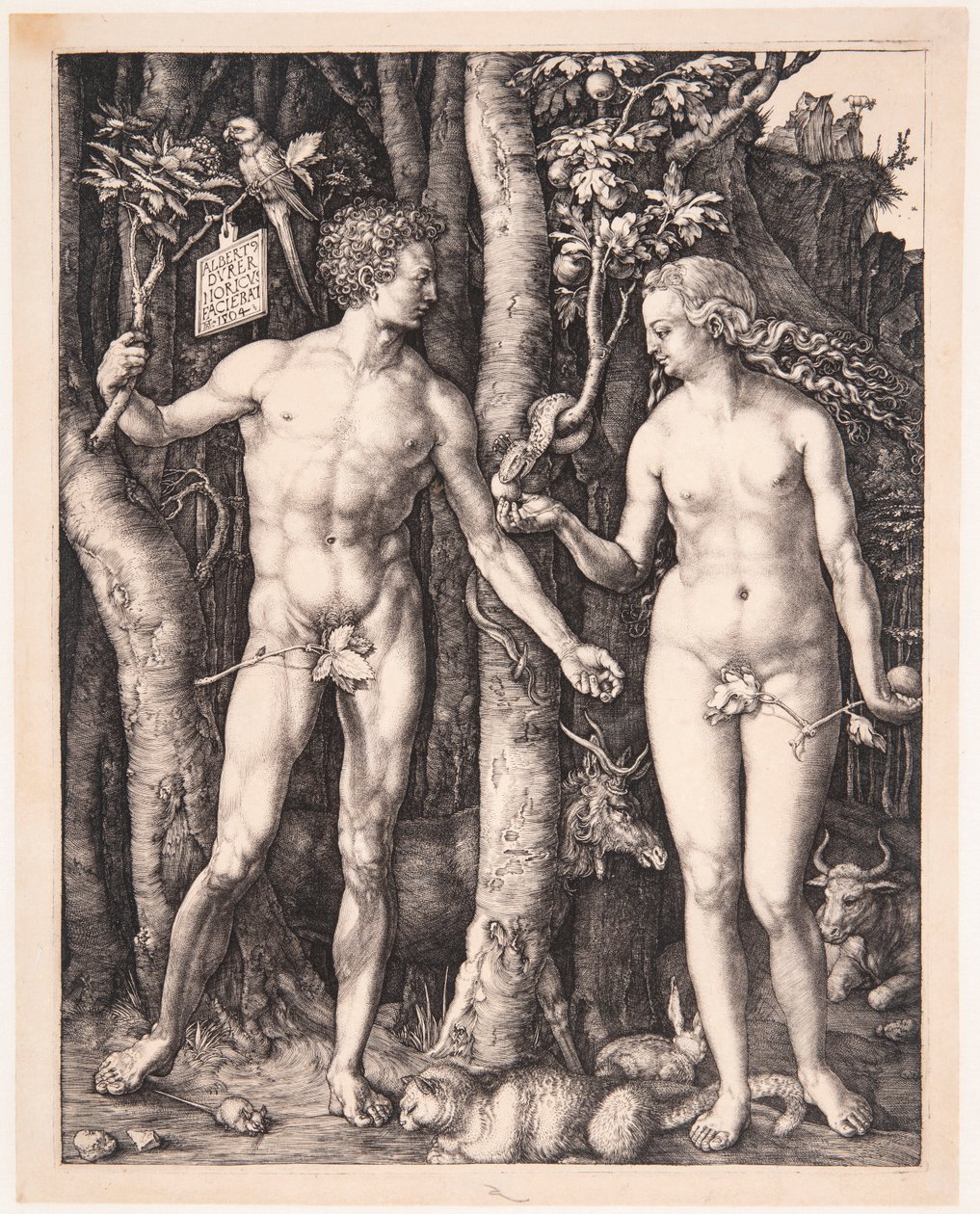 Adam und Eva von Albrecht Dürer