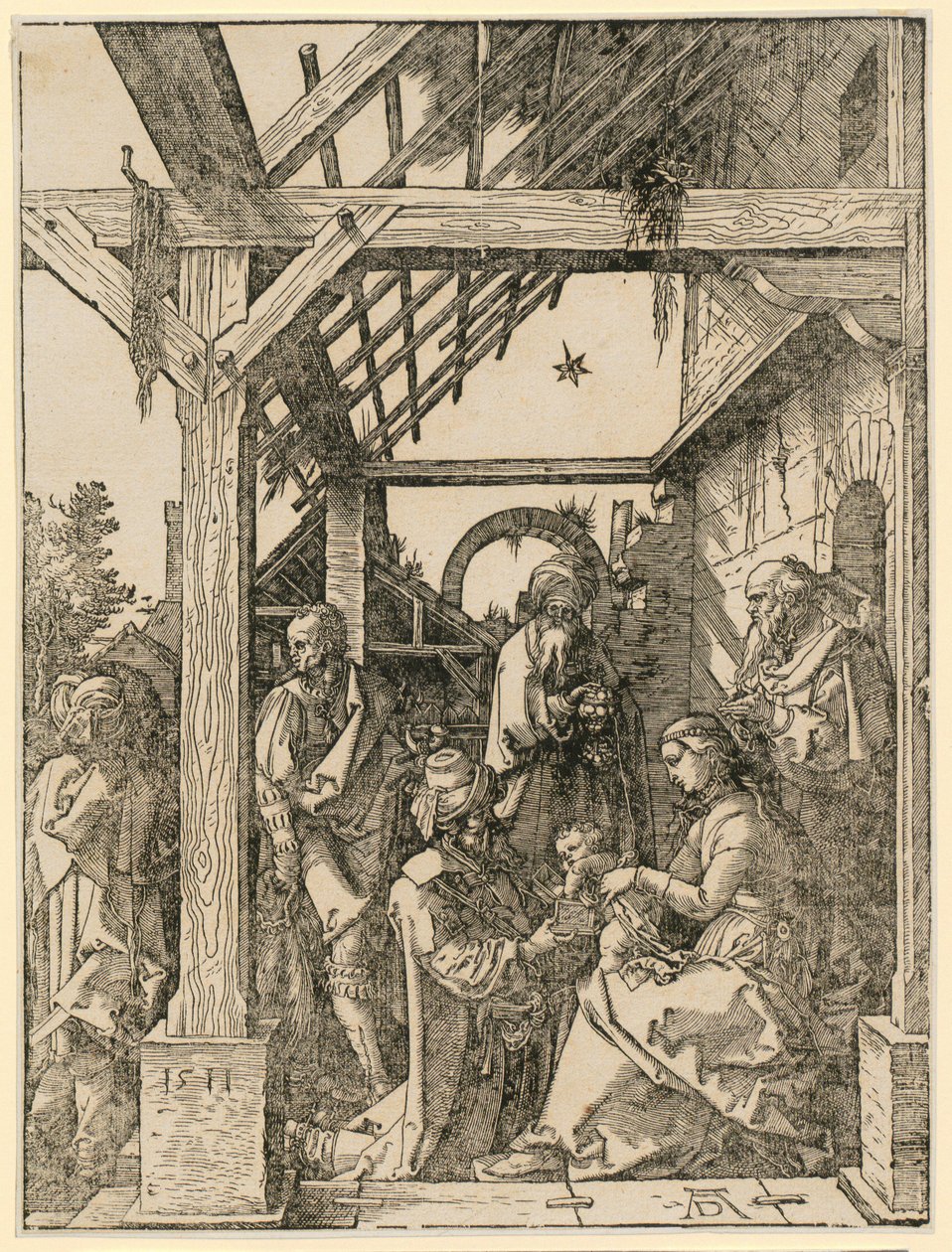 Anbetung der Heiligen Drei Könige von Albrecht Dürer