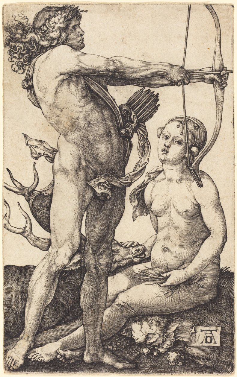 Apollo und Diana von Albrecht Dürer