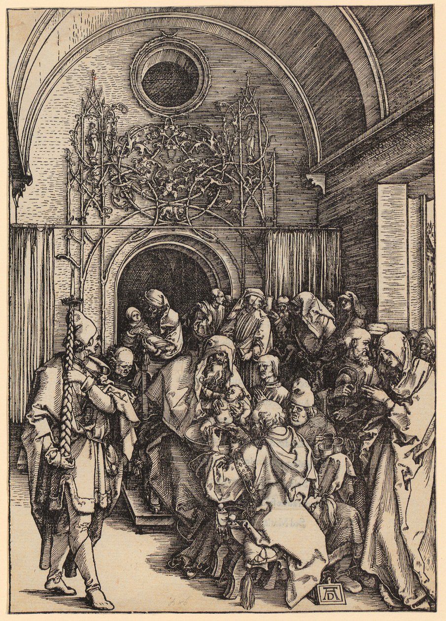 Beschneidung Christi, Blatt 11 der Folge "Das Marienleben" von Albrecht Dürer