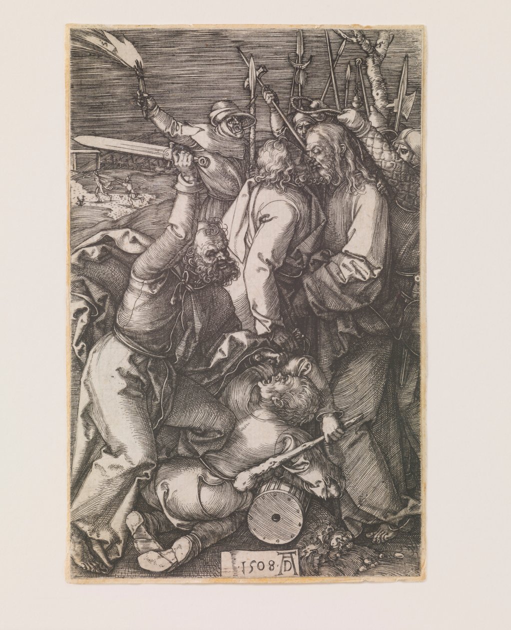 Verrat an Christus, aus der Serie „Die gravierte Passion“ von Albrecht Dürer