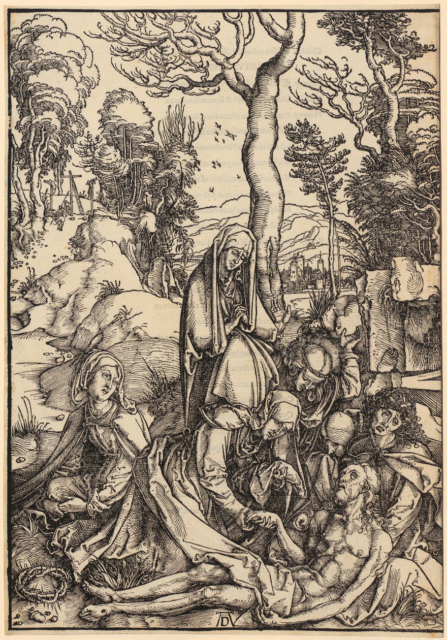 Beweinung Christi, Blatt 9 der Folge "Die Große Passion" von Albrecht Dürer