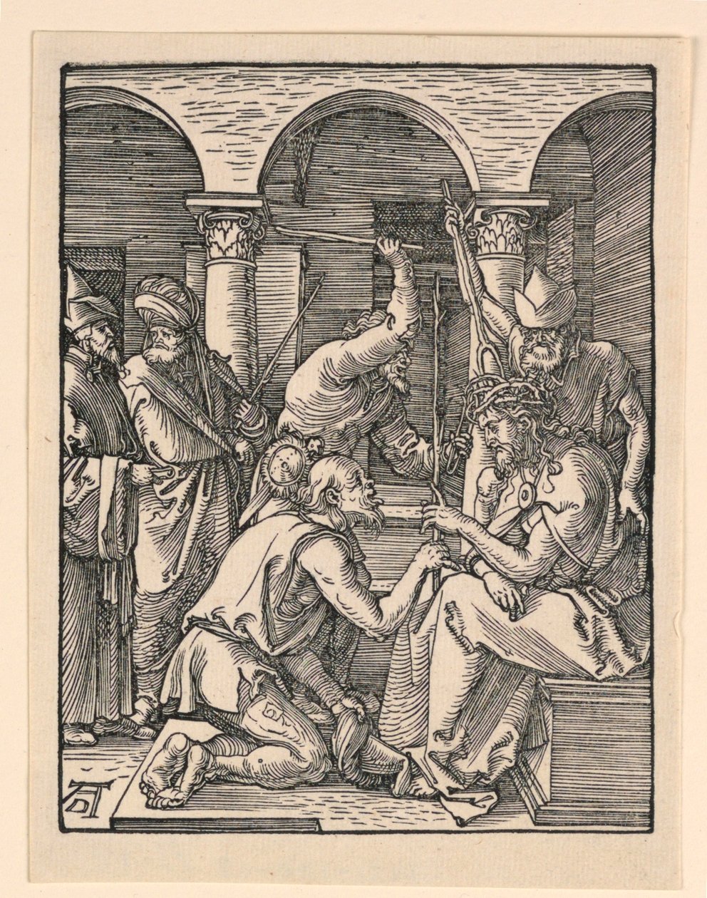 Christus mit Dornenkrone, aus der Serie Die Kleine Passion von Albrecht Dürer