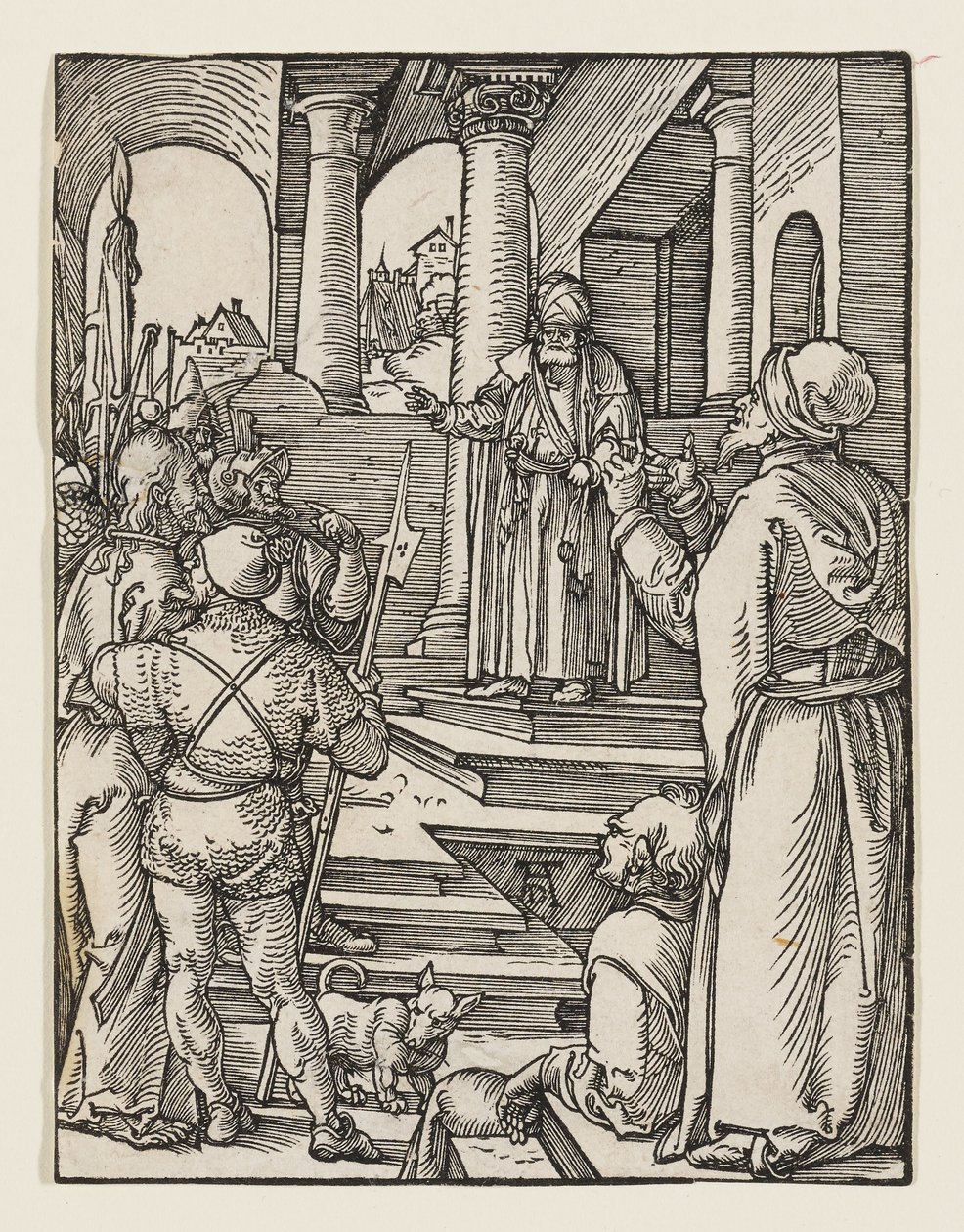 Christus vor Pilatus gebracht von Albrecht Dürer