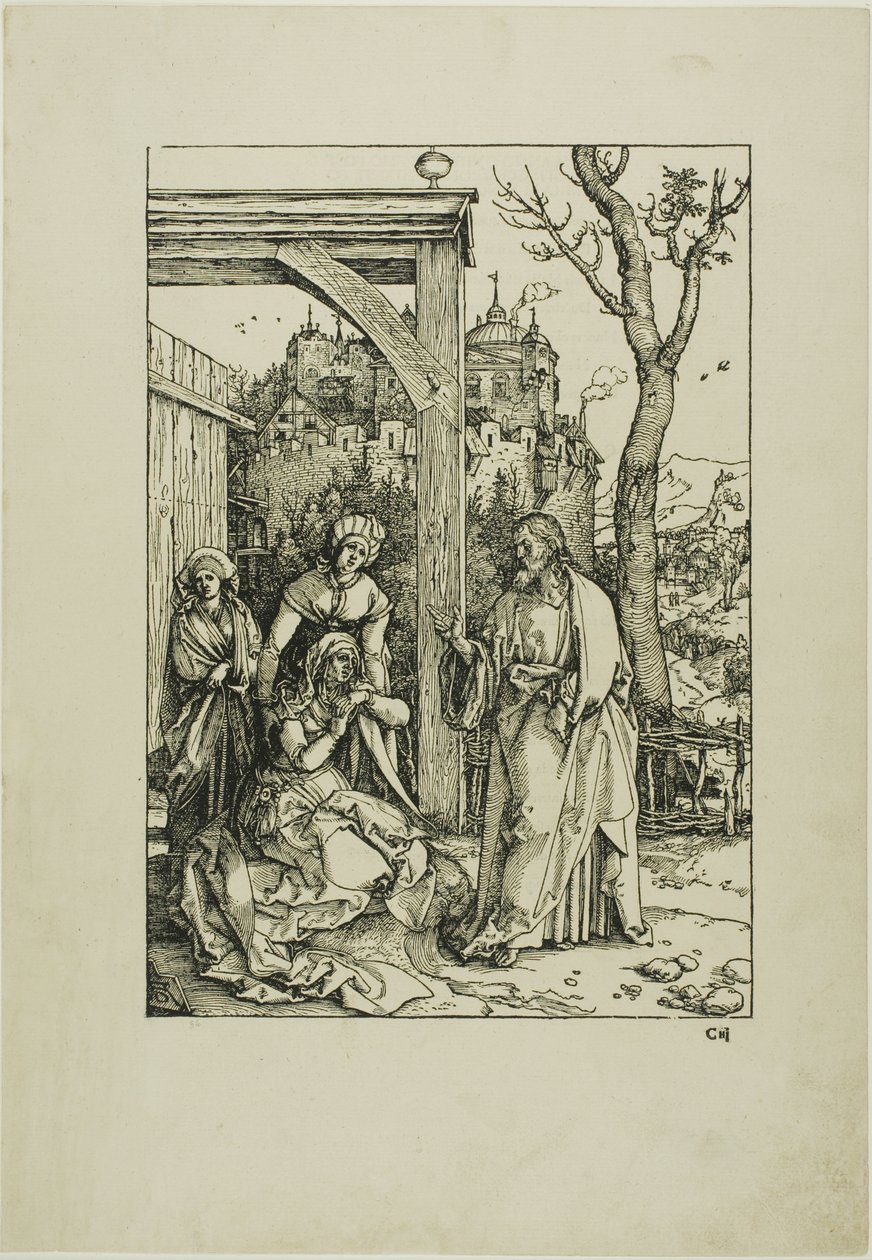 Christus nimmt Abschied von seiner Mutter, aus Das Leben der Jungfrau von Albrecht Dürer