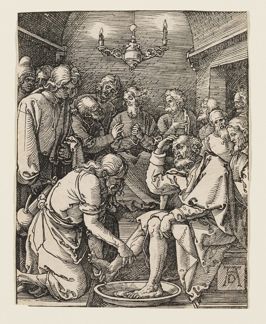 Christus wäscht die Füße der Jünger von Albrecht Dürer