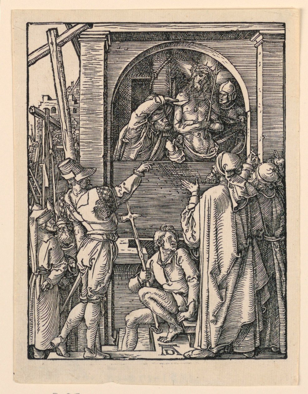 Christus vor dem Volk (Ecce Homo), aus der Serie Die kleine Passion von Albrecht Dürer
