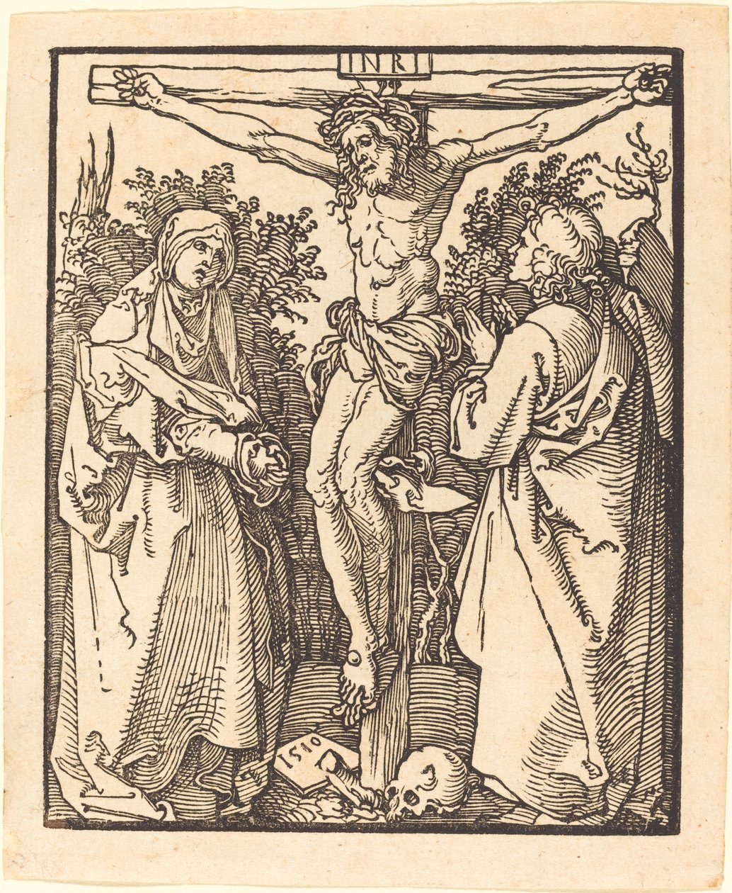 Christus am Kreuz mit Maria und Sankt Johannes, 1510 von Albrecht Dürer