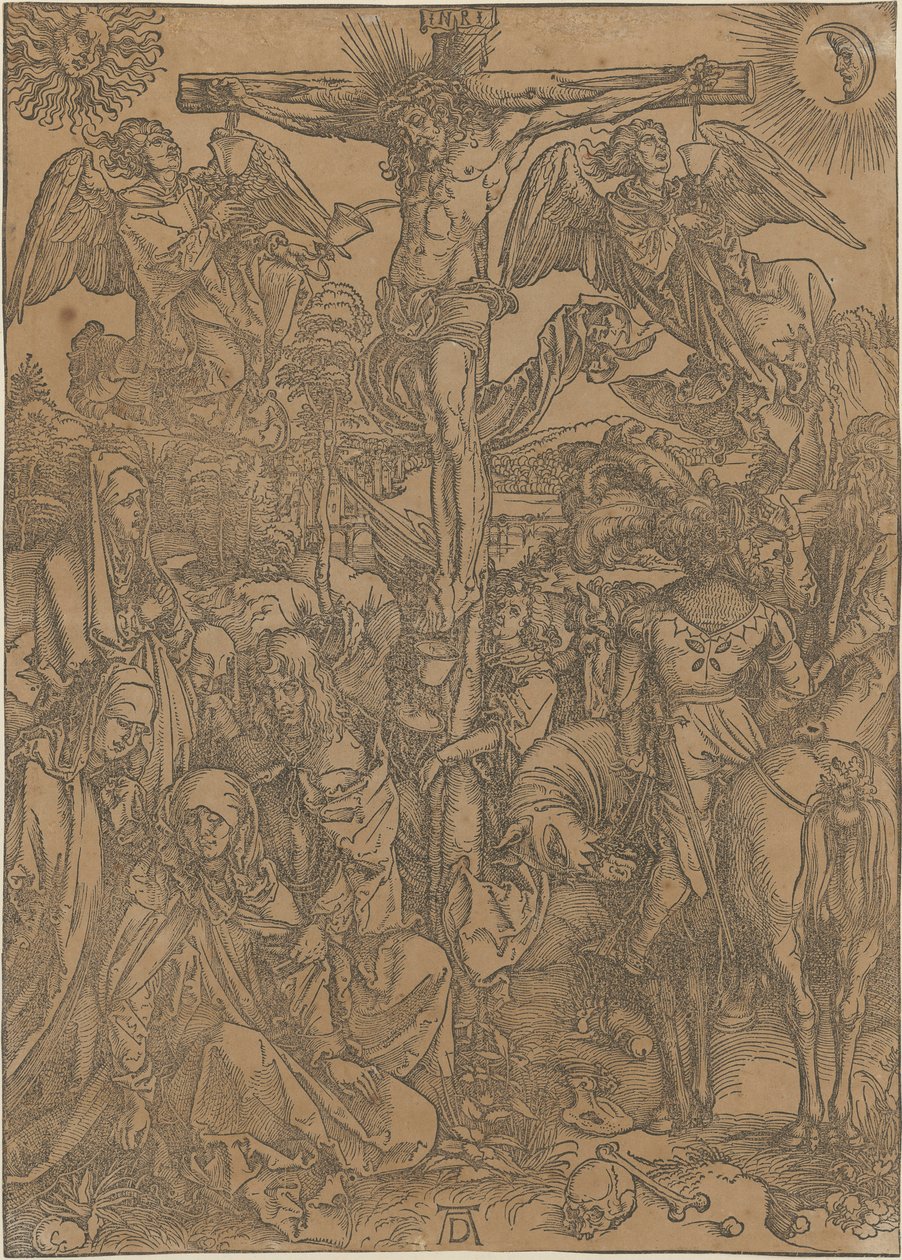 Christus am Kreuz, Blatt 8 der Folge "Die Grosse Passion" von Albrecht Dürer