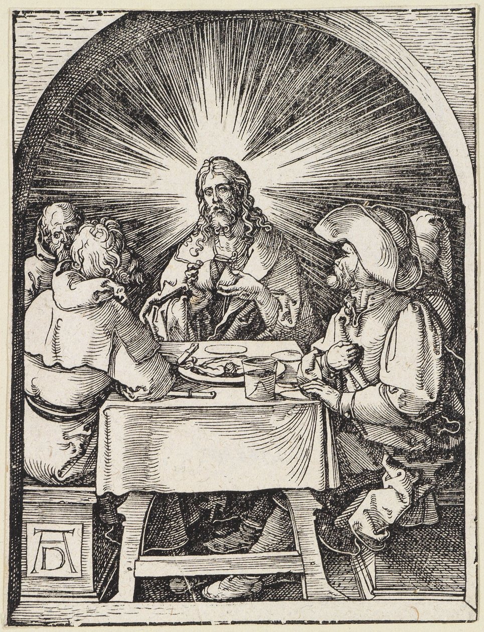 Christus in Emmaus von Albrecht Dürer