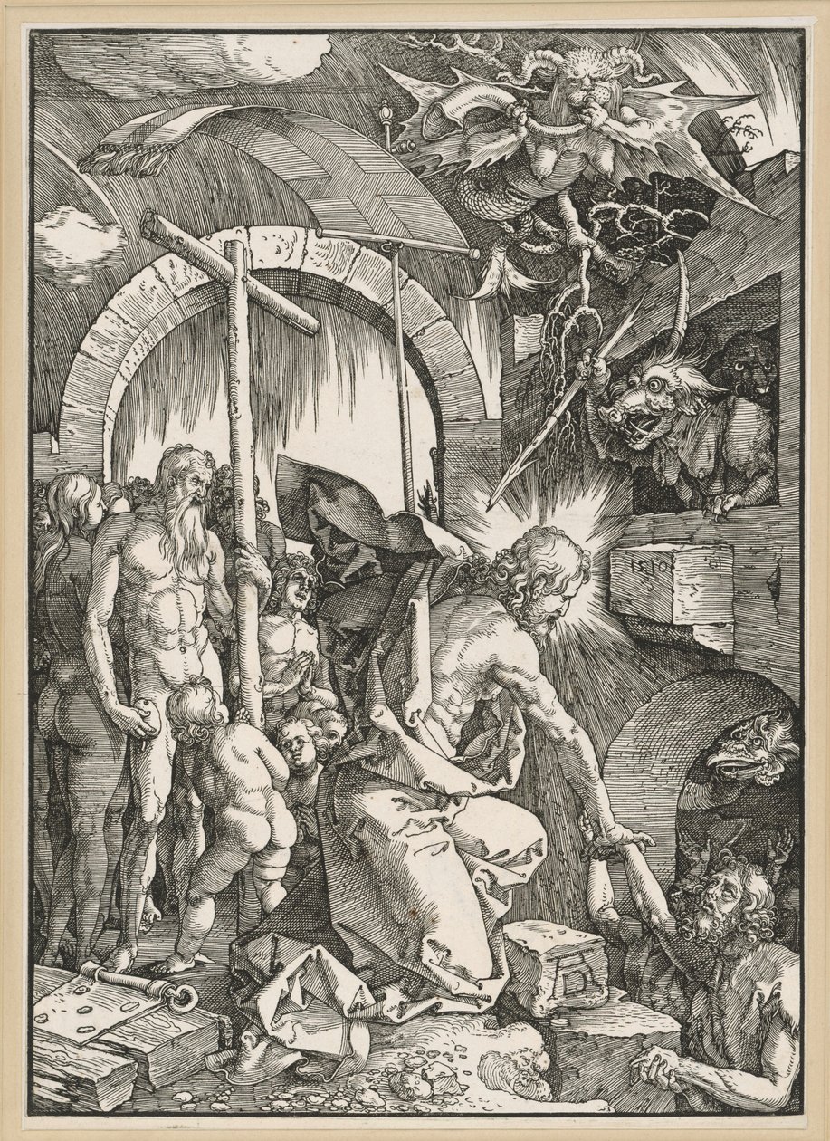 Christus in der Vorhölle (Große Passion) von Albrecht Dürer