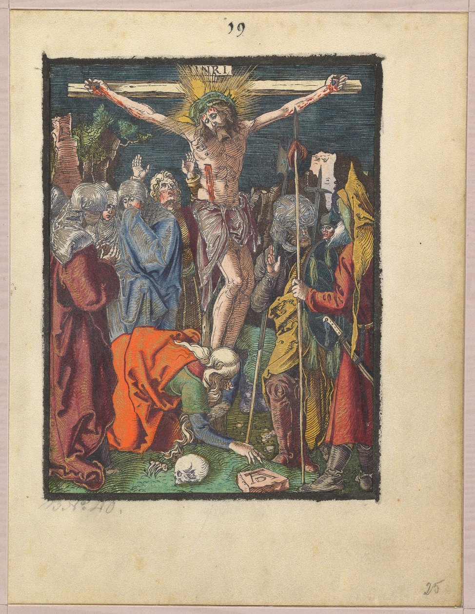 Kreuzigung, aus "Die kleine Holzschnittpassion" von Albrecht Dürer