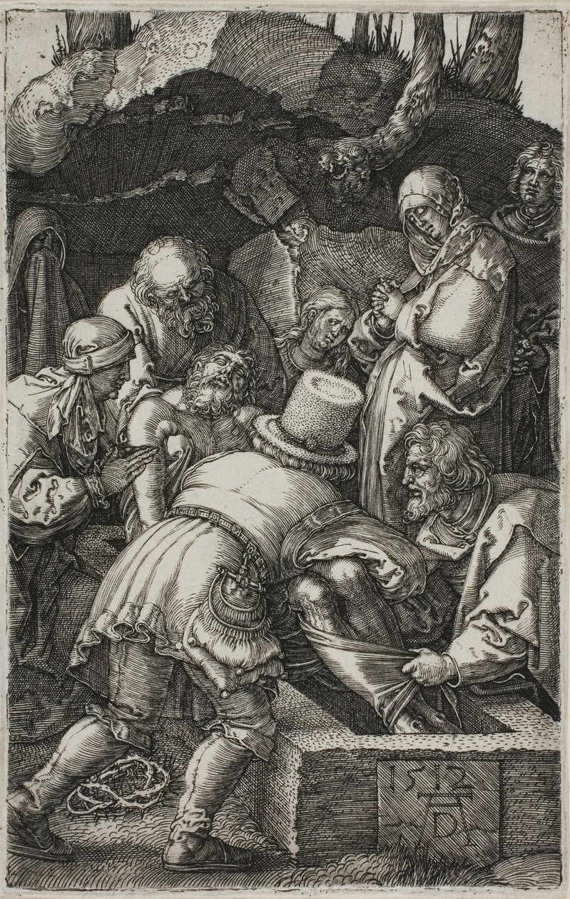 Kreuzabnahme, aus Die gravierte Passion von Albrecht Dürer