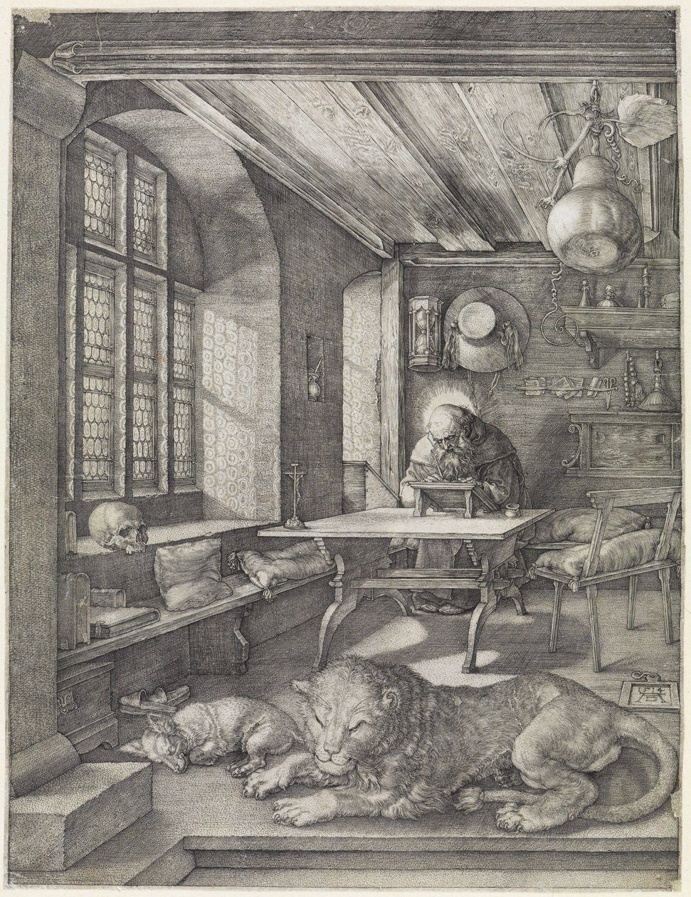 Der Heilige Hieronymus im Gehäus von Albrecht Dürer