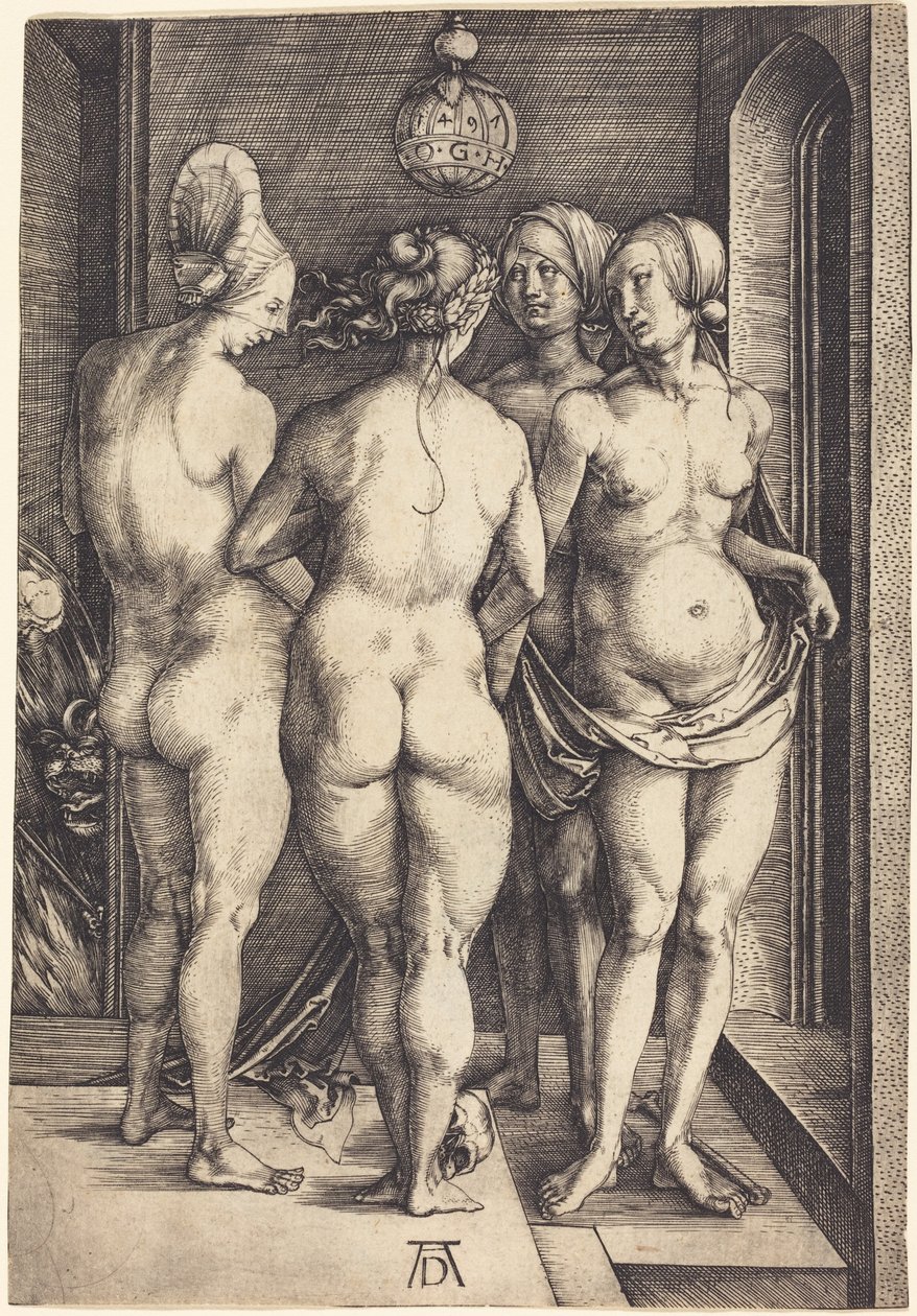 Vier nackte Frauen von Albrecht Dürer