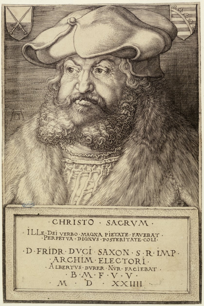 Friedrich der Weise, Kurfürst von Sachsen (Bartsch 104) von Albrecht Dürer