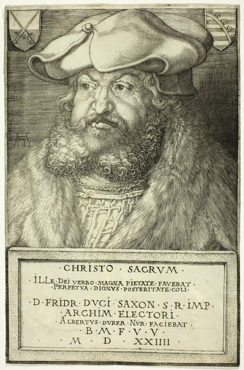 Friedrich der Weise, Kurfürst von Sachsen von Albrecht Dürer